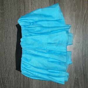 12M Blue Tulle tutu skirt - super cute!